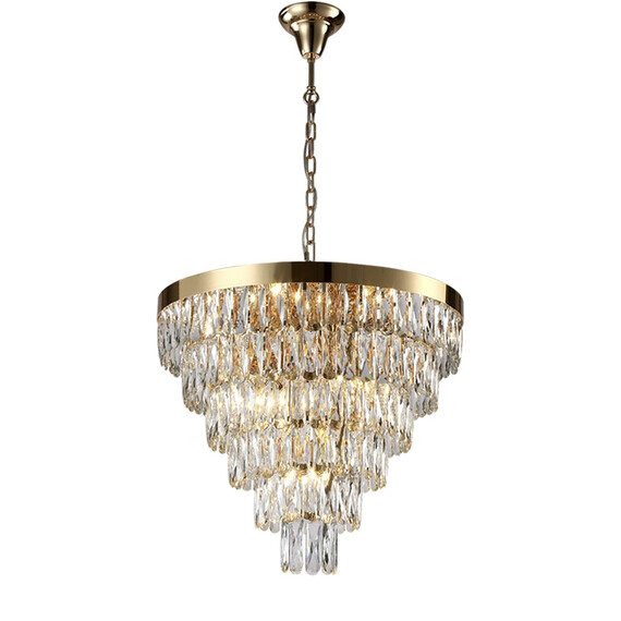 Люстра Crystal Lux ABIGAIL SP-PL15 D620 GOLD/TRANSPARENT, фото , изображение 2